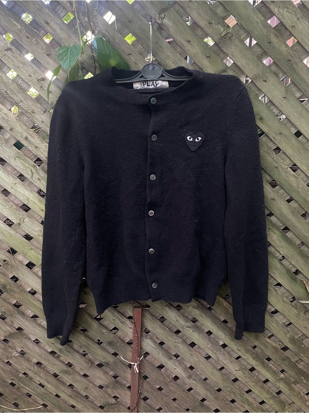 Comme des Garçons Black Heart Cardigan